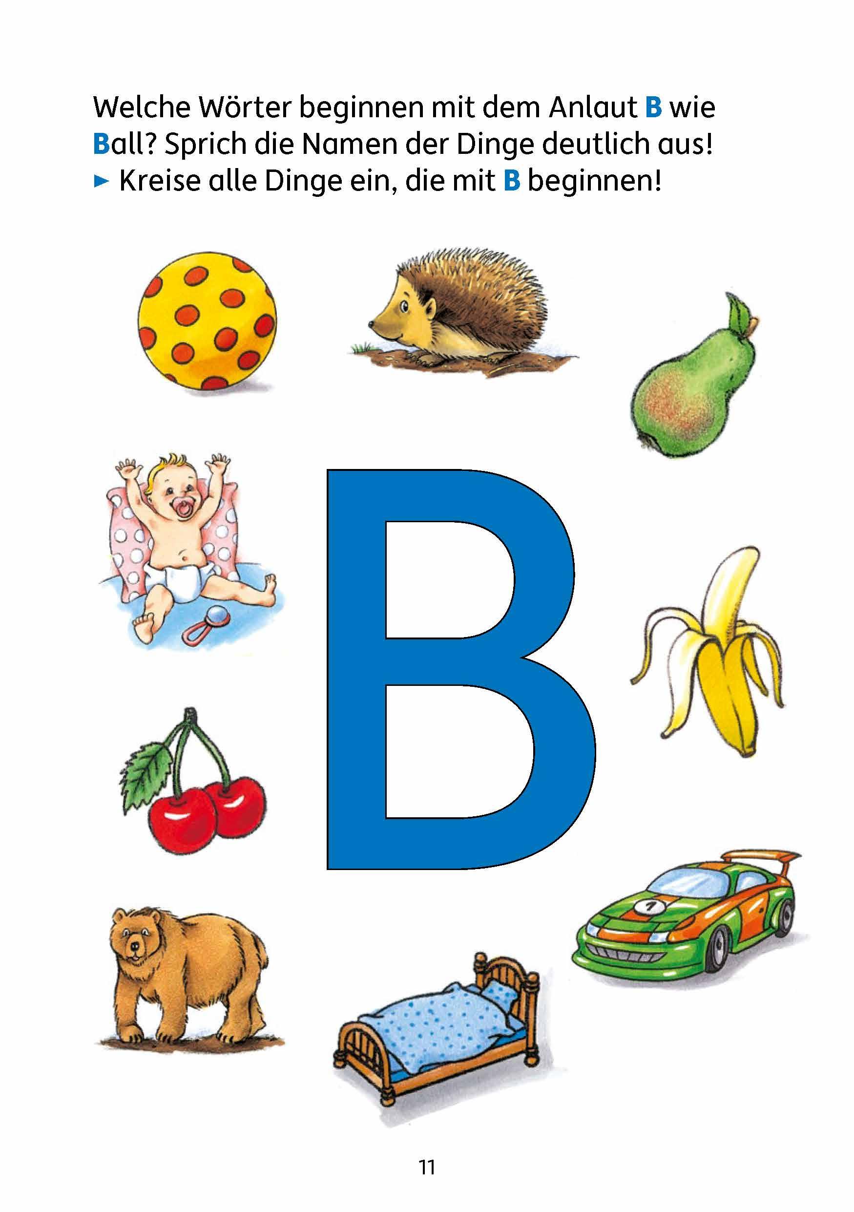 Beispielinhalt (Bild) Vorschule: Sprache entdecken