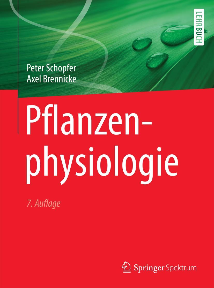 Vorderes Coverbild Pflanzenphysiologie