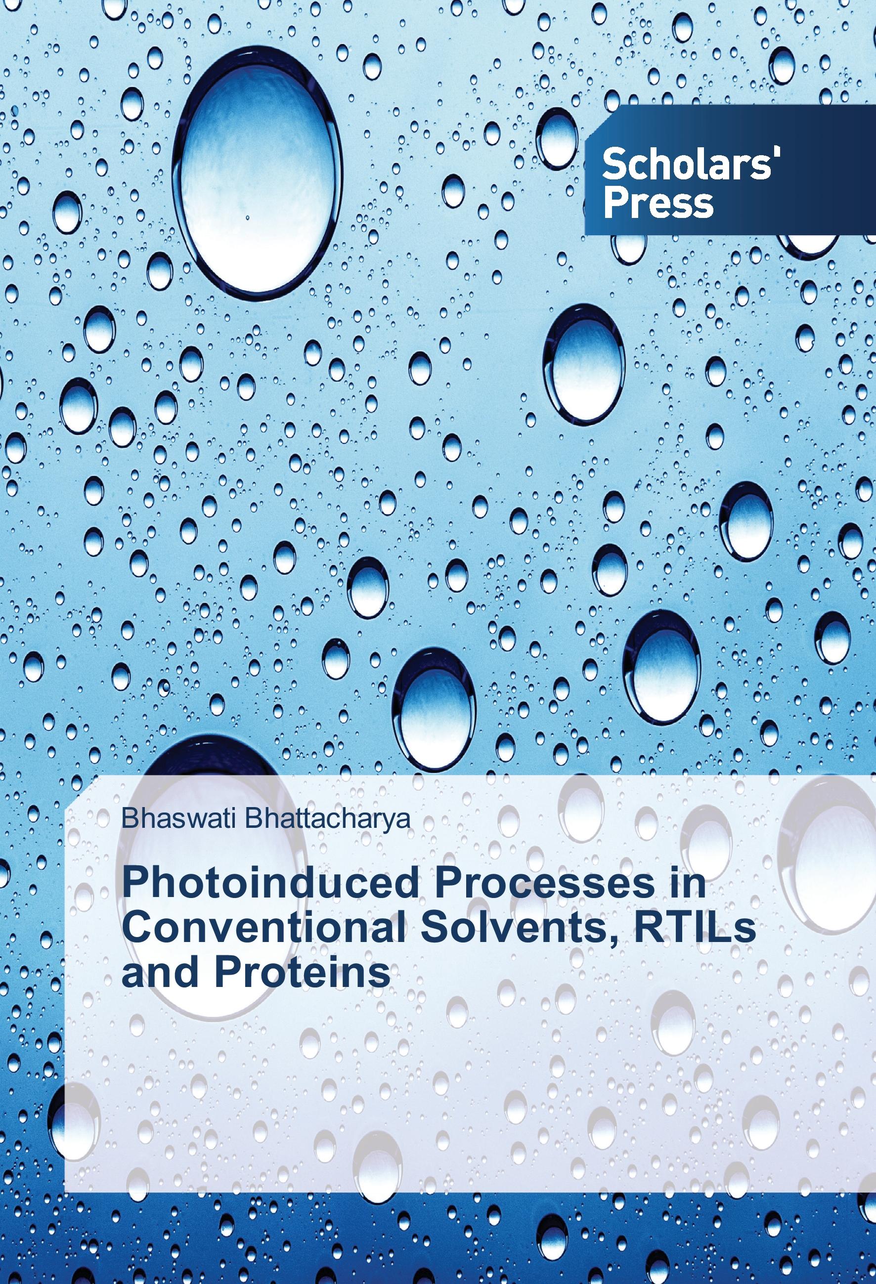 Vorderes Coverbild Photoinduced Processes in Conventional Solvents, RTILs and Proteins
