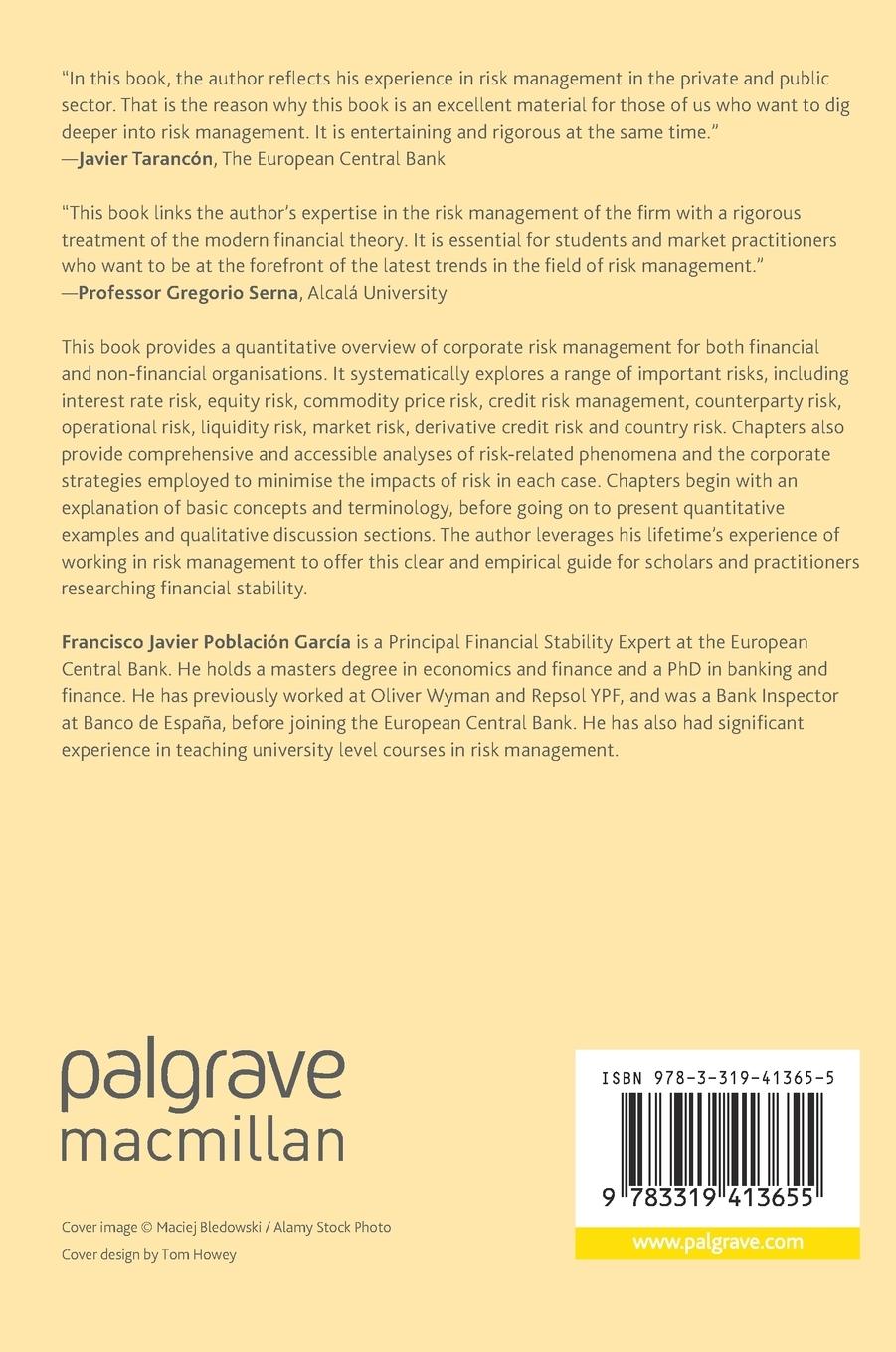 Rückseitencover Financial Risk Management