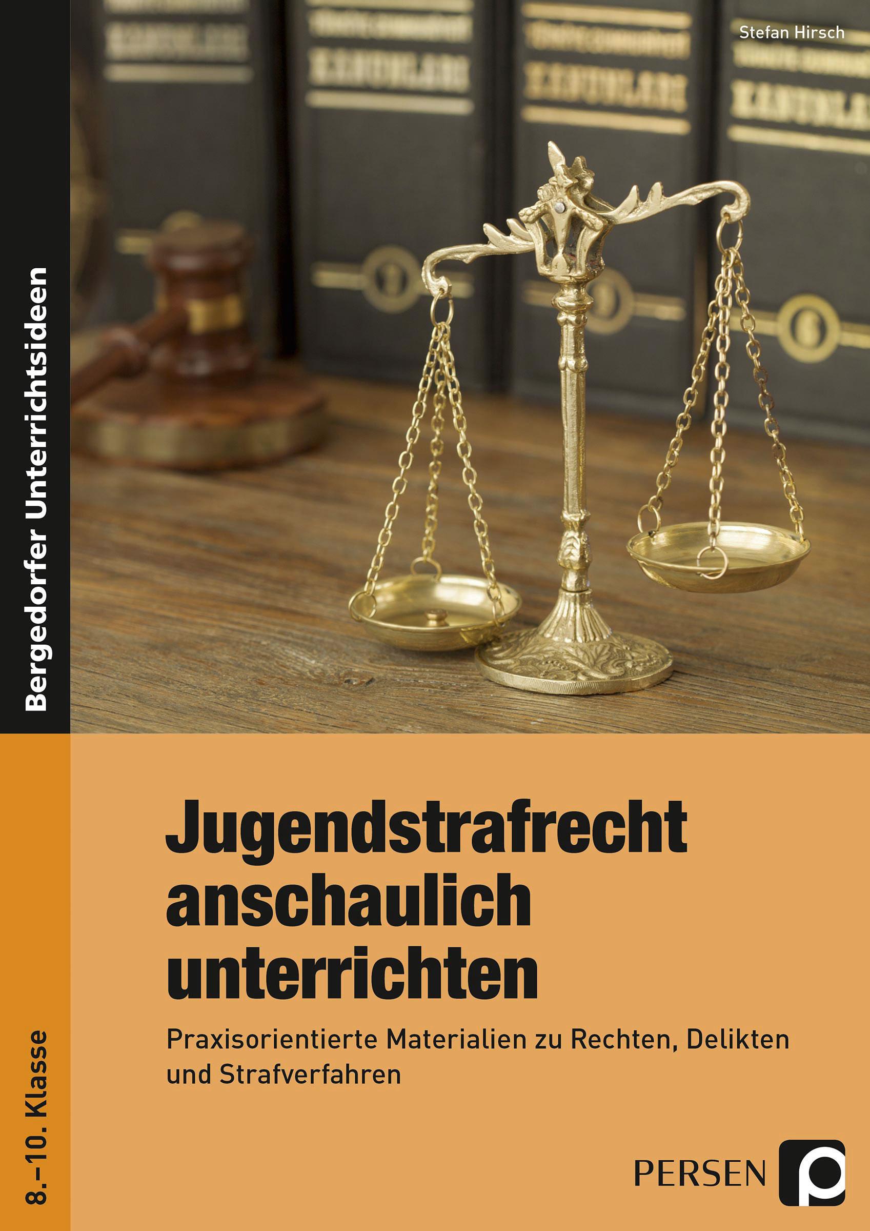 Vorderes Coverbild Jugendstrafrecht anschaulich unterrichten