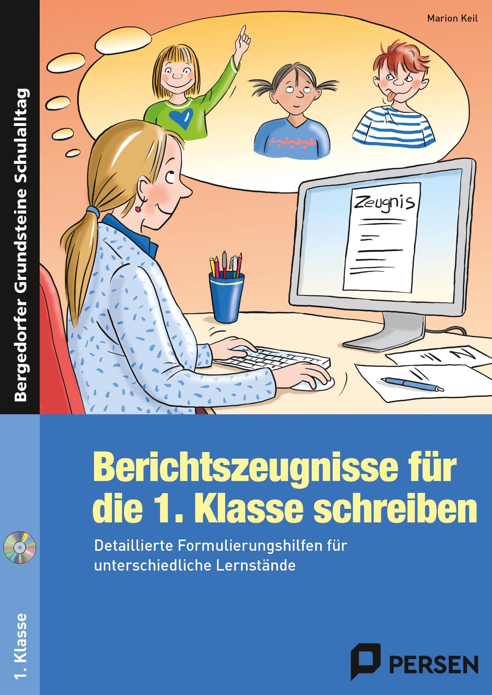 Vorderes Coverbild Berichtszeugnisse für die 1. Klasse schreiben
