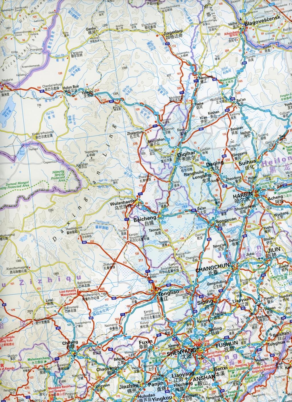 Beispielinhalt (Bild) Reise Know-How Landkarte China 1 : 4.000.000