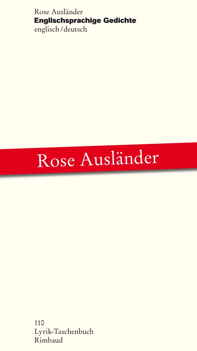 Vorderes Coverbild Englischsprachige Gedichte