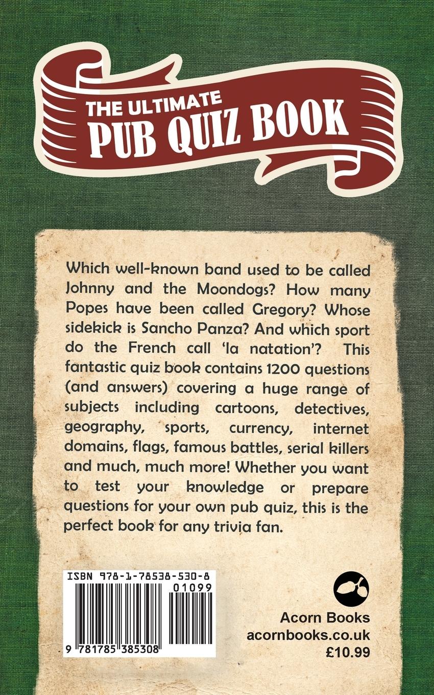 Rückseitencover The Ultimate Pub Quiz Book