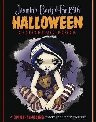 Vorderes Coverbild Jasmine Becket-Griffith Halloween Coloring Book
