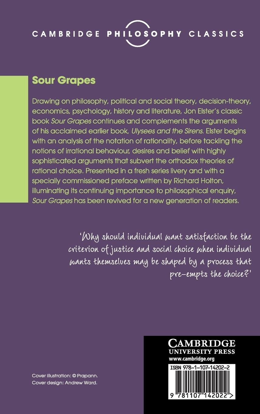 Rückseitencover Sour Grapes