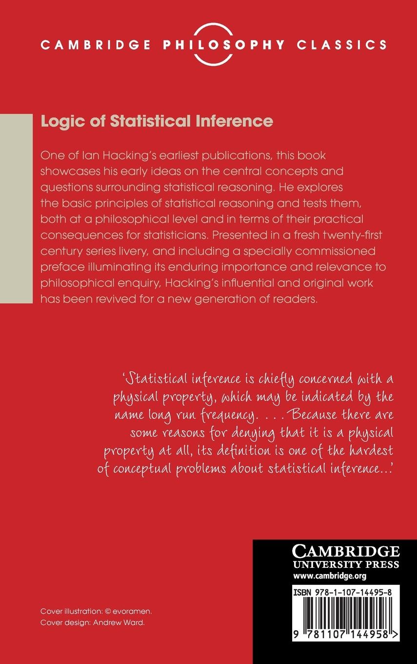 Rückseitencover Logic of Statistical Inference