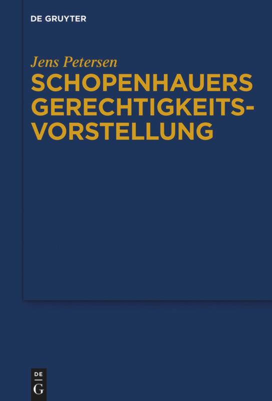 Vorderes Coverbild Schopenhauers Gerechtigkeits­vorstellung
