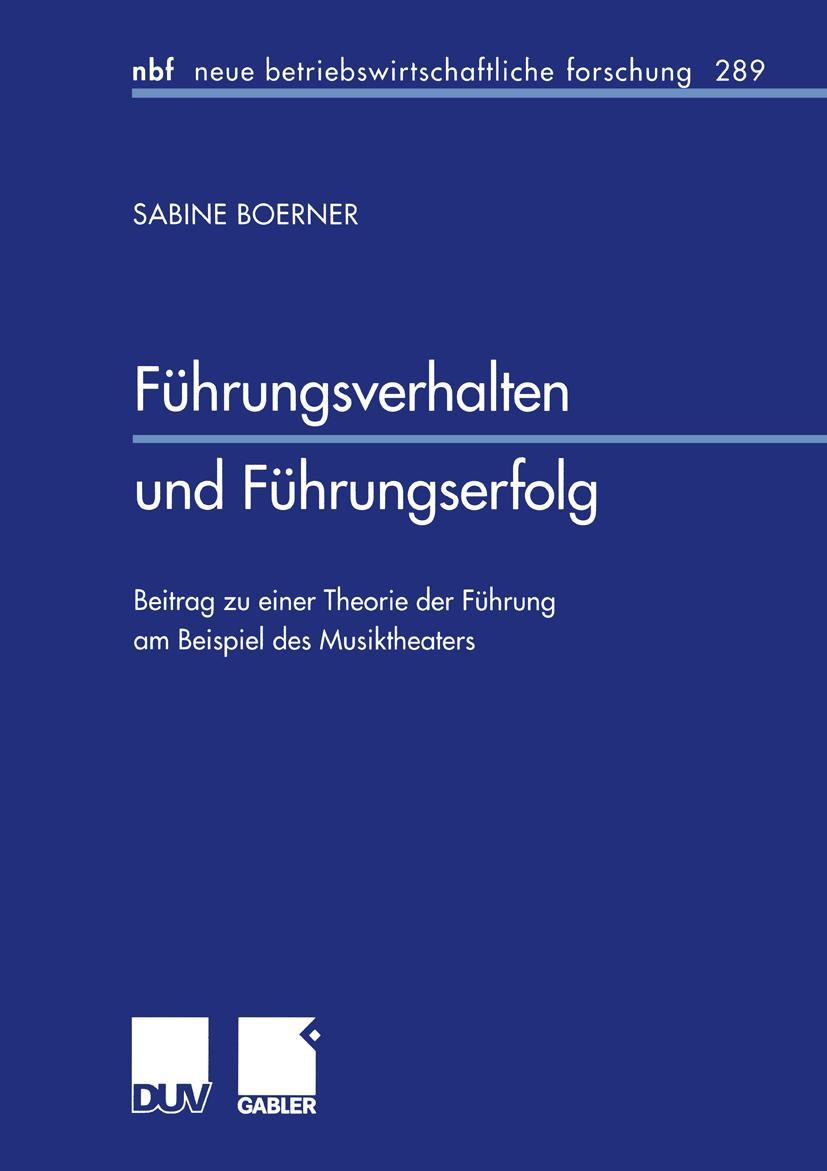 Vorderes Coverbild Führungsverhalten und Führungserfolg