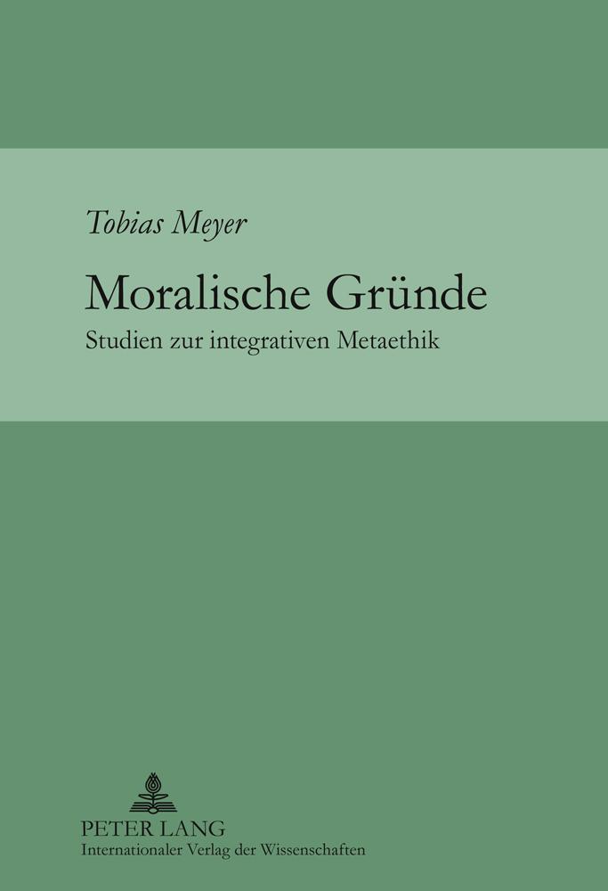 Vorderes Coverbild Moralische Gründe