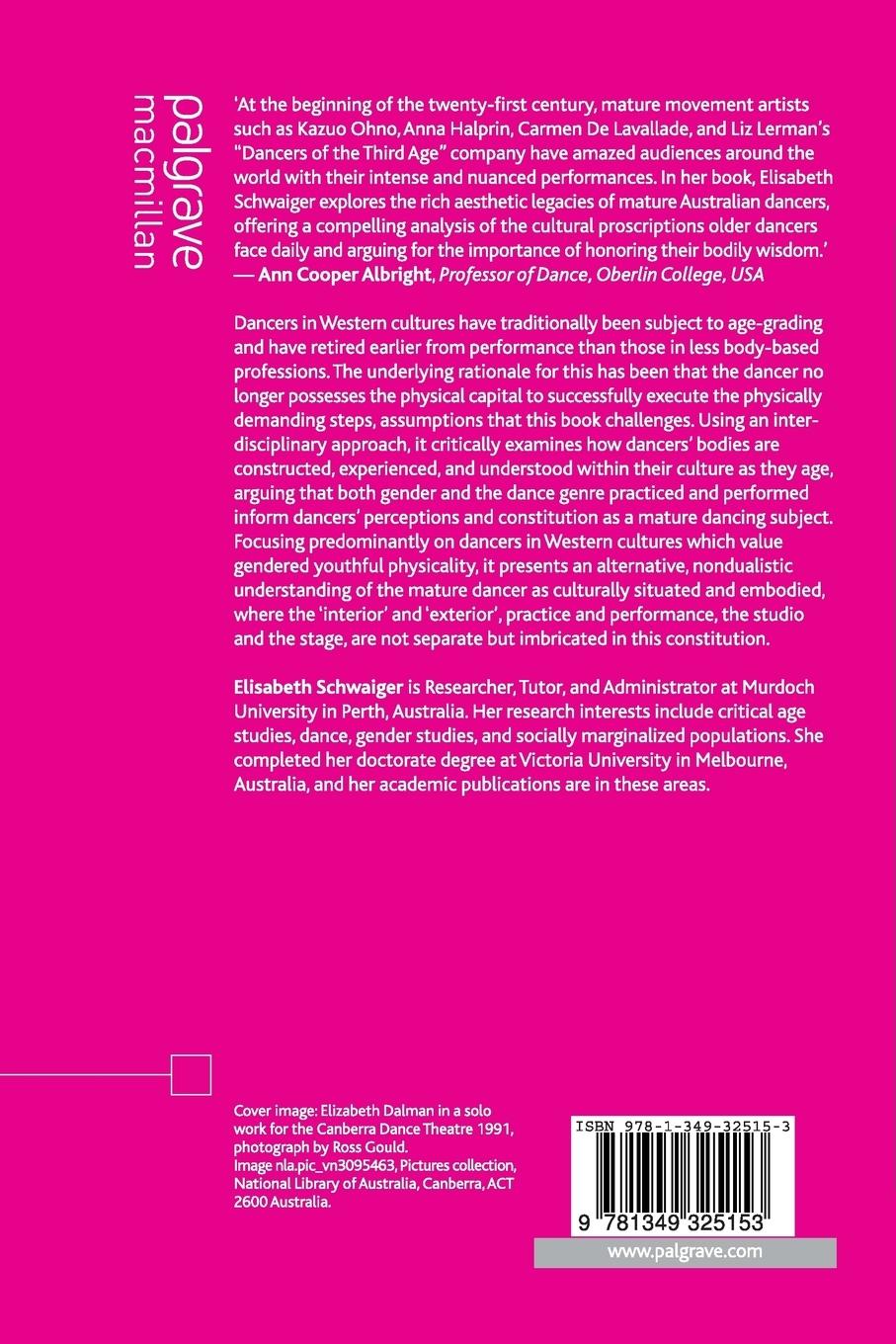 Rückseitencover Ageing, Gender, Embodiment and Dance