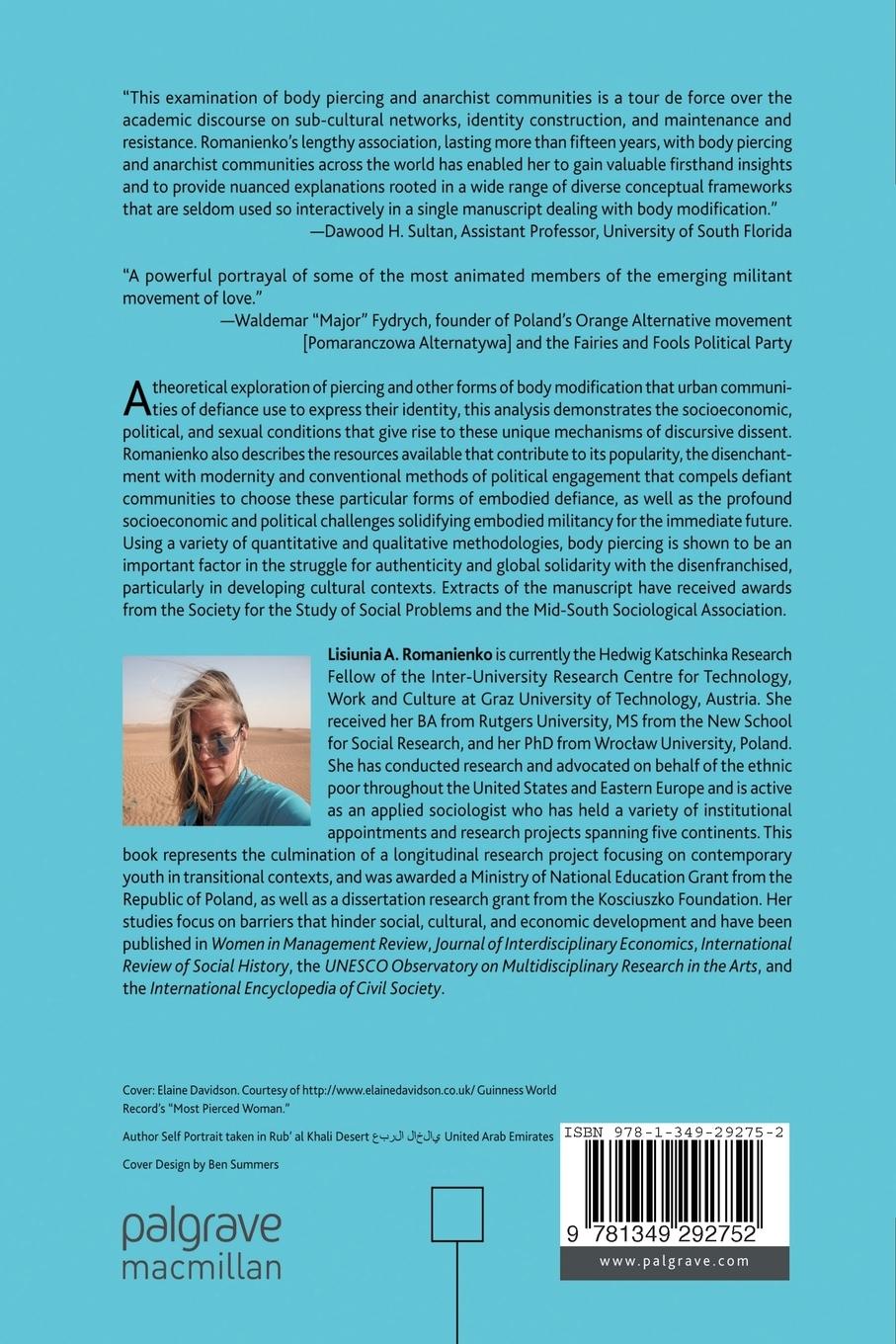 Rückseitencover Body Piercing and Identity Construction