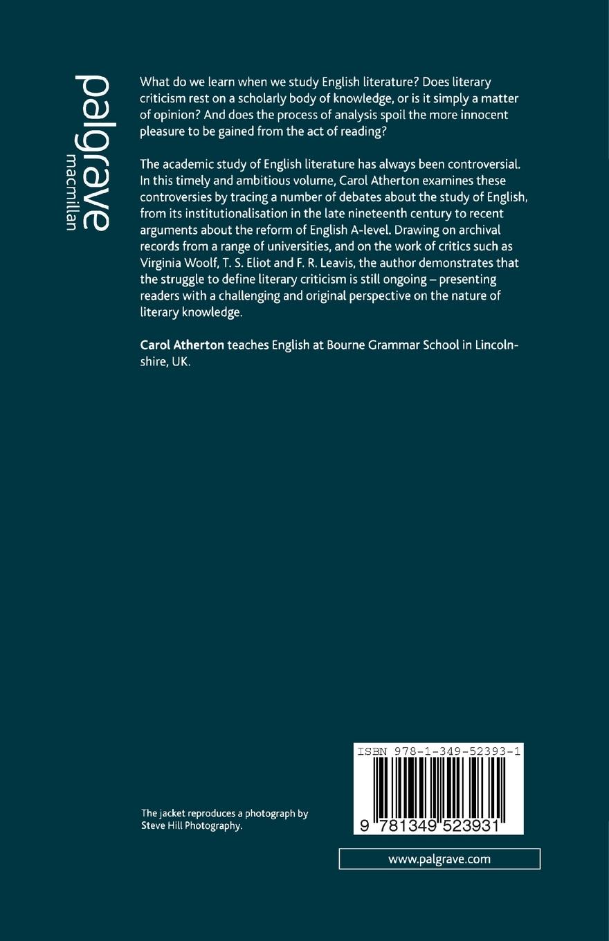Rückseitencover Defining Literary Criticism
