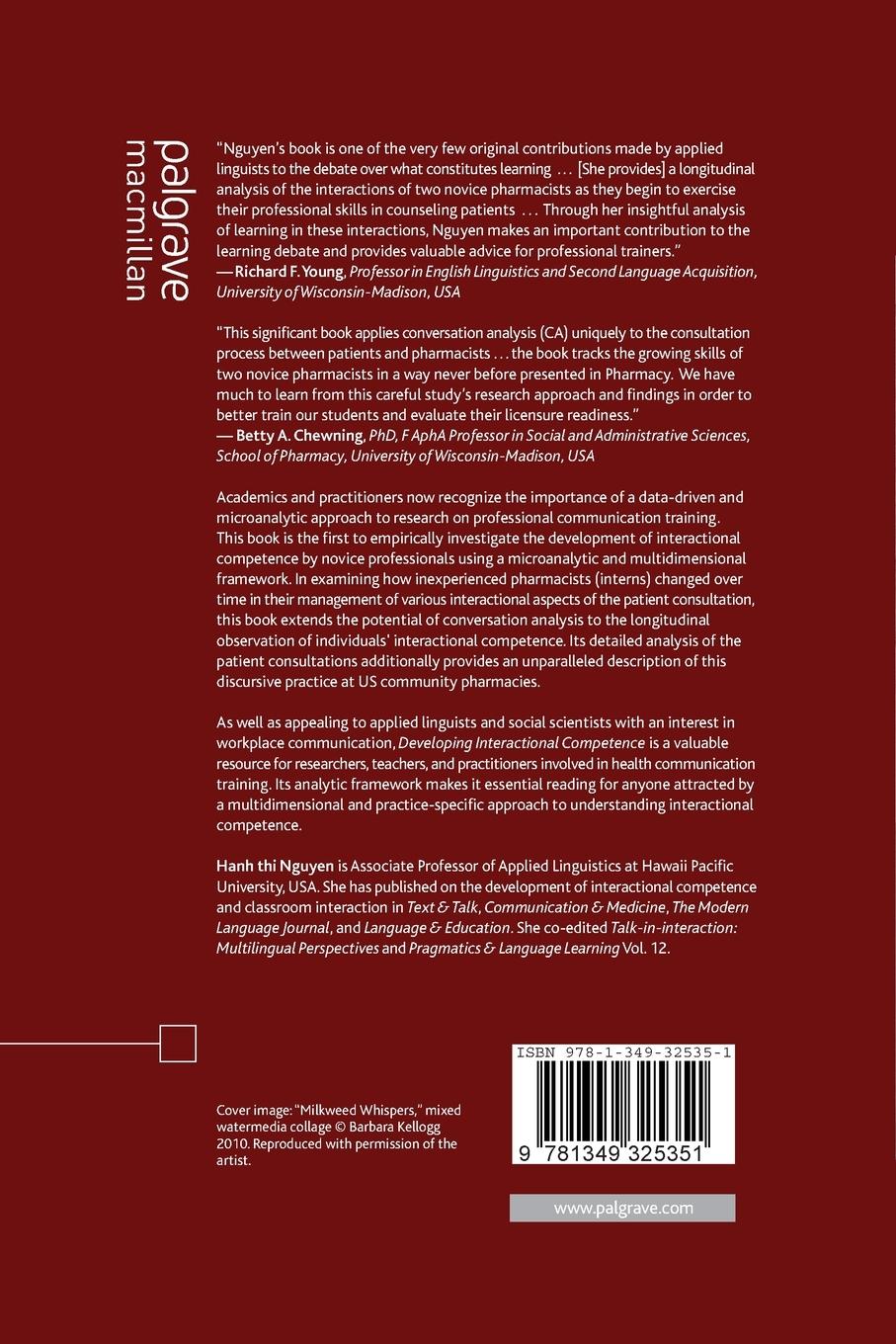 Rückseitencover Developing Interactional Competence