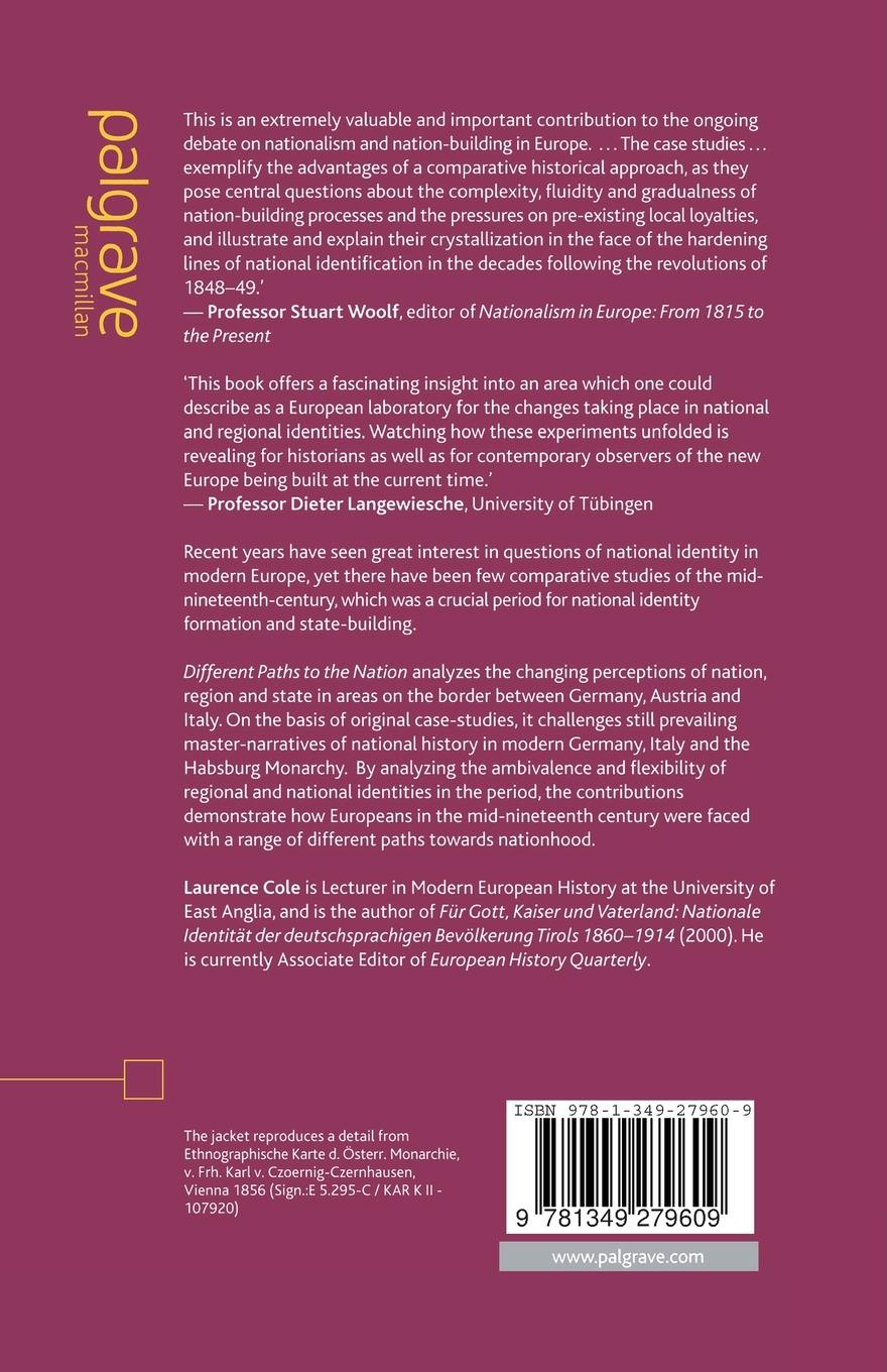 Rückseitencover Different Paths to the Nation