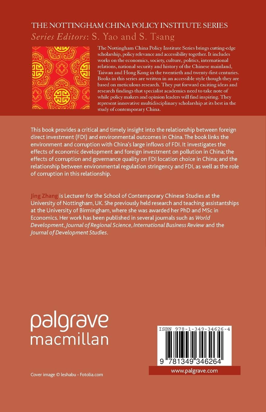 Rückseitencover Foreign Direct Investment, Governance, and the Environment in China