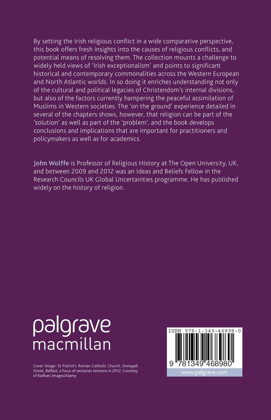 Rückseitencover Irish Religious Conflict in Comparative Perspective