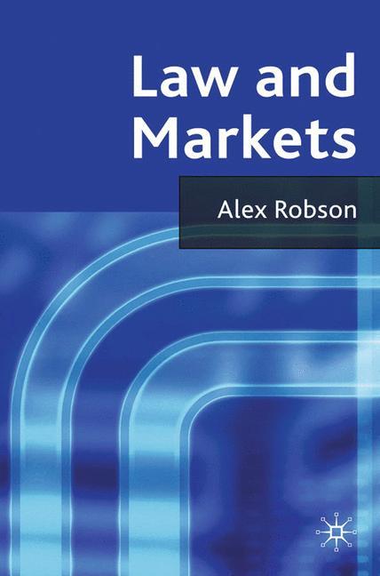 Vorderes Coverbild Law and Markets