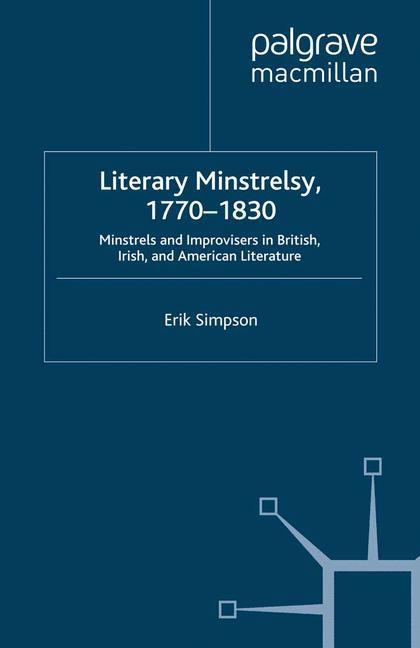 Vorderes Coverbild Literary Minstrelsy, 1770-1830