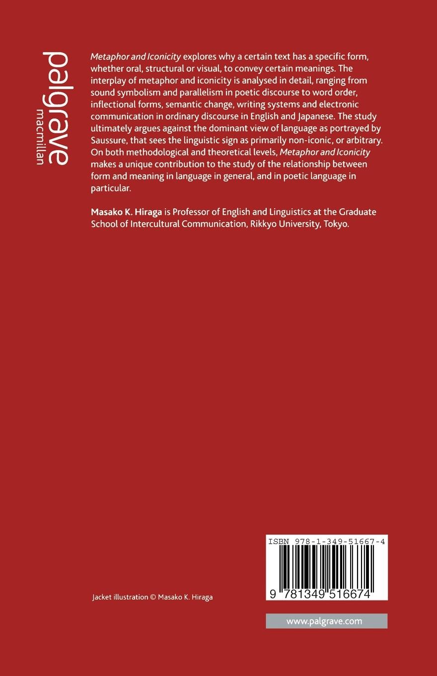 Rückseitencover Metaphor and Iconicity