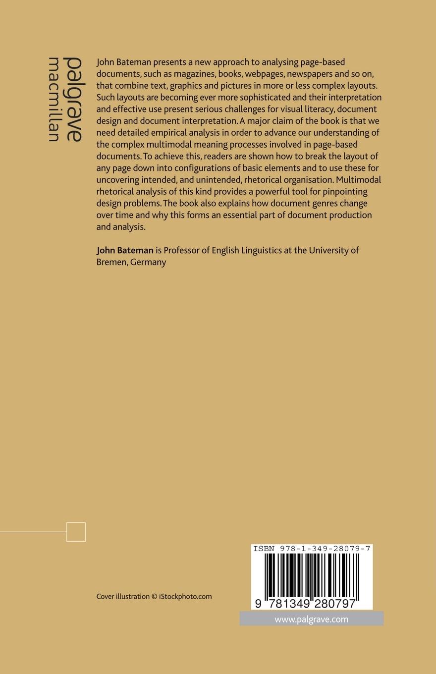 Rückseitencover Multimodality and Genre