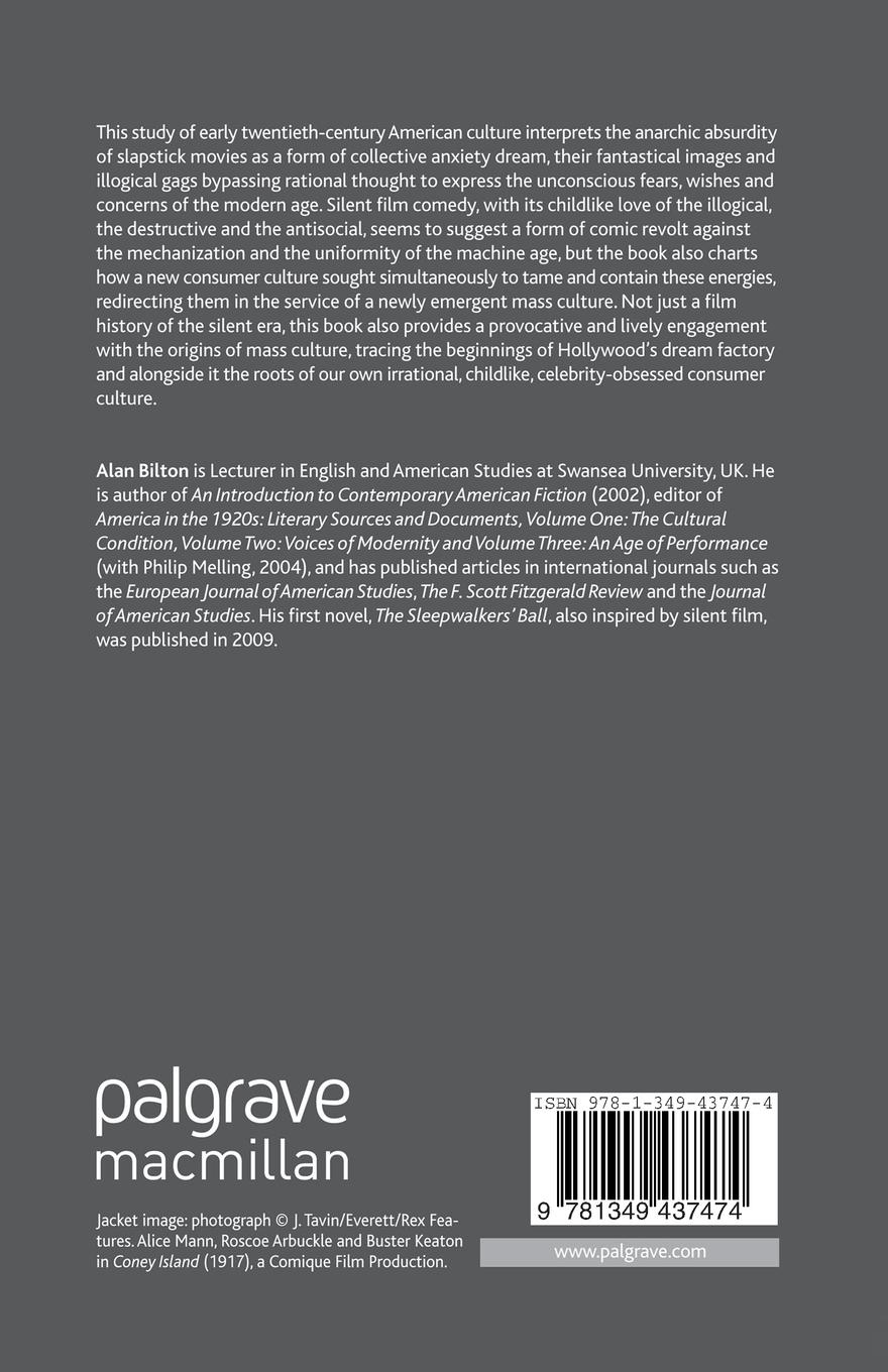 Rückseitencover Silent Film Comedy and American Culture