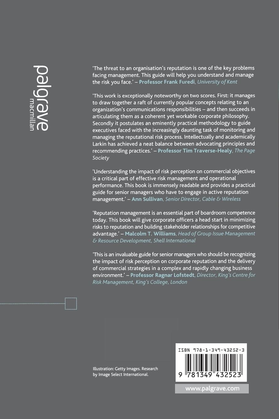 Rückseitencover Strategic Reputation Risk Management