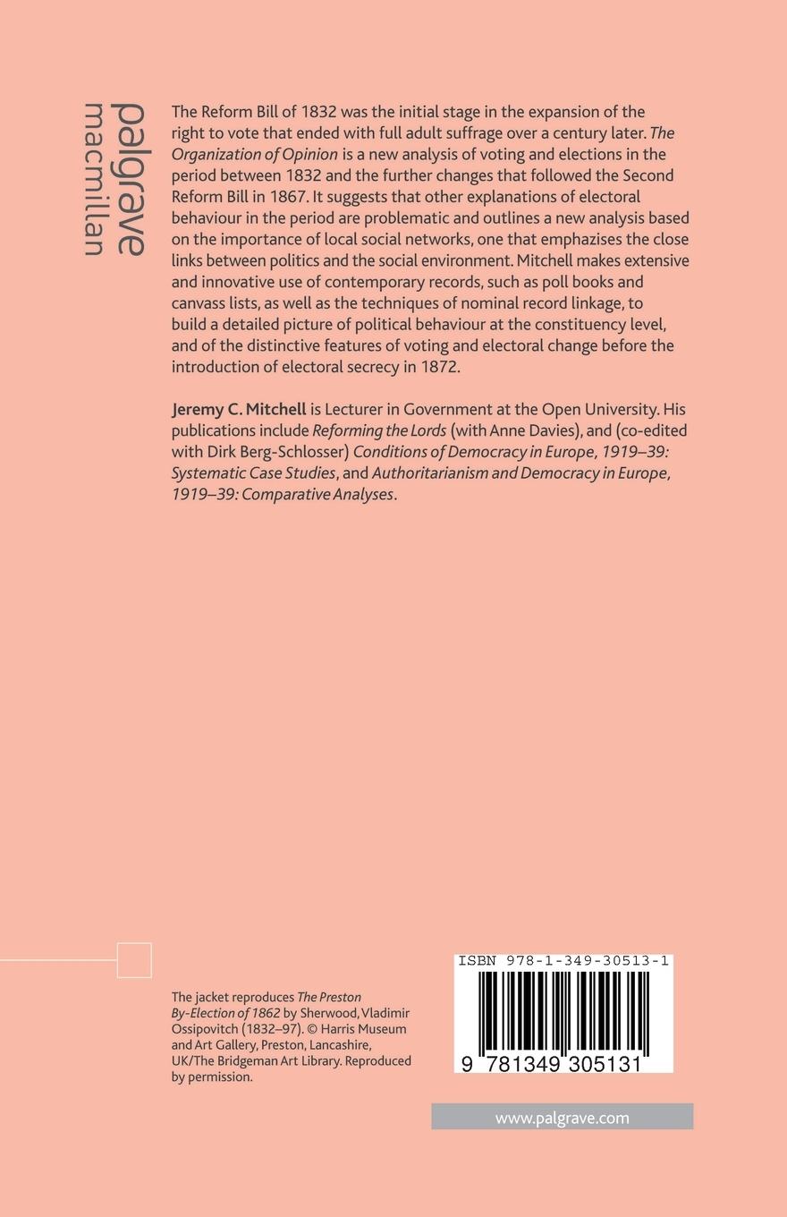 Rückseitencover The Organization of Opinion