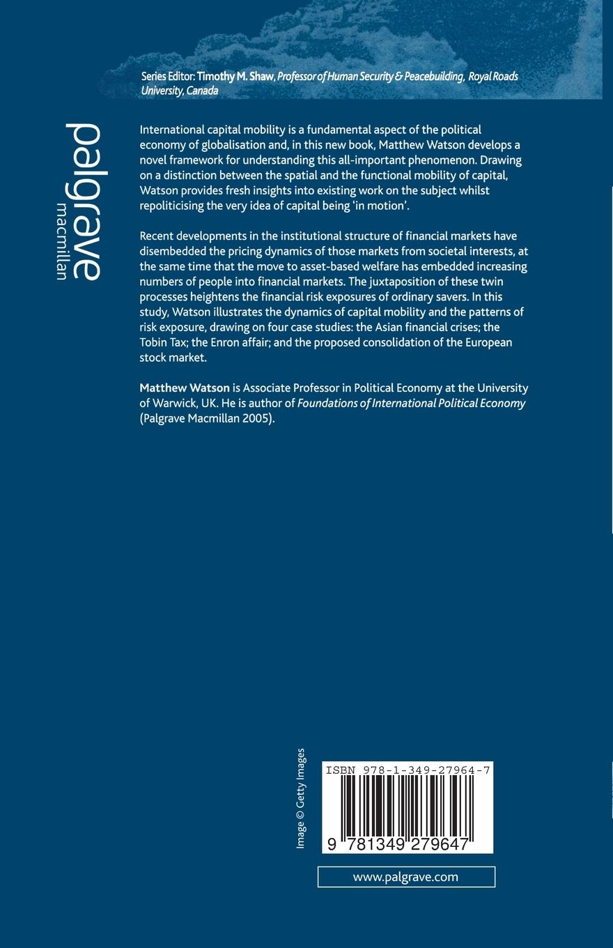 Rückseitencover The Political Economy of International Capital Mobility