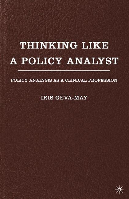 Vorderes Coverbild Thinking Like a Policy Analyst