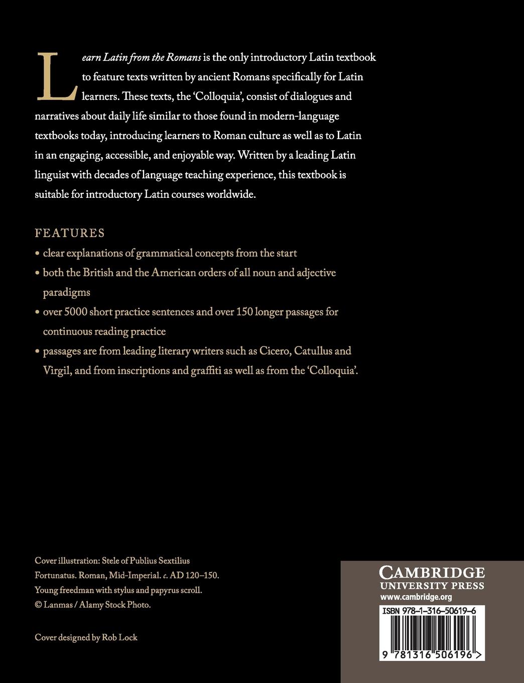 Rückseitencover Learn Latin from the Romans