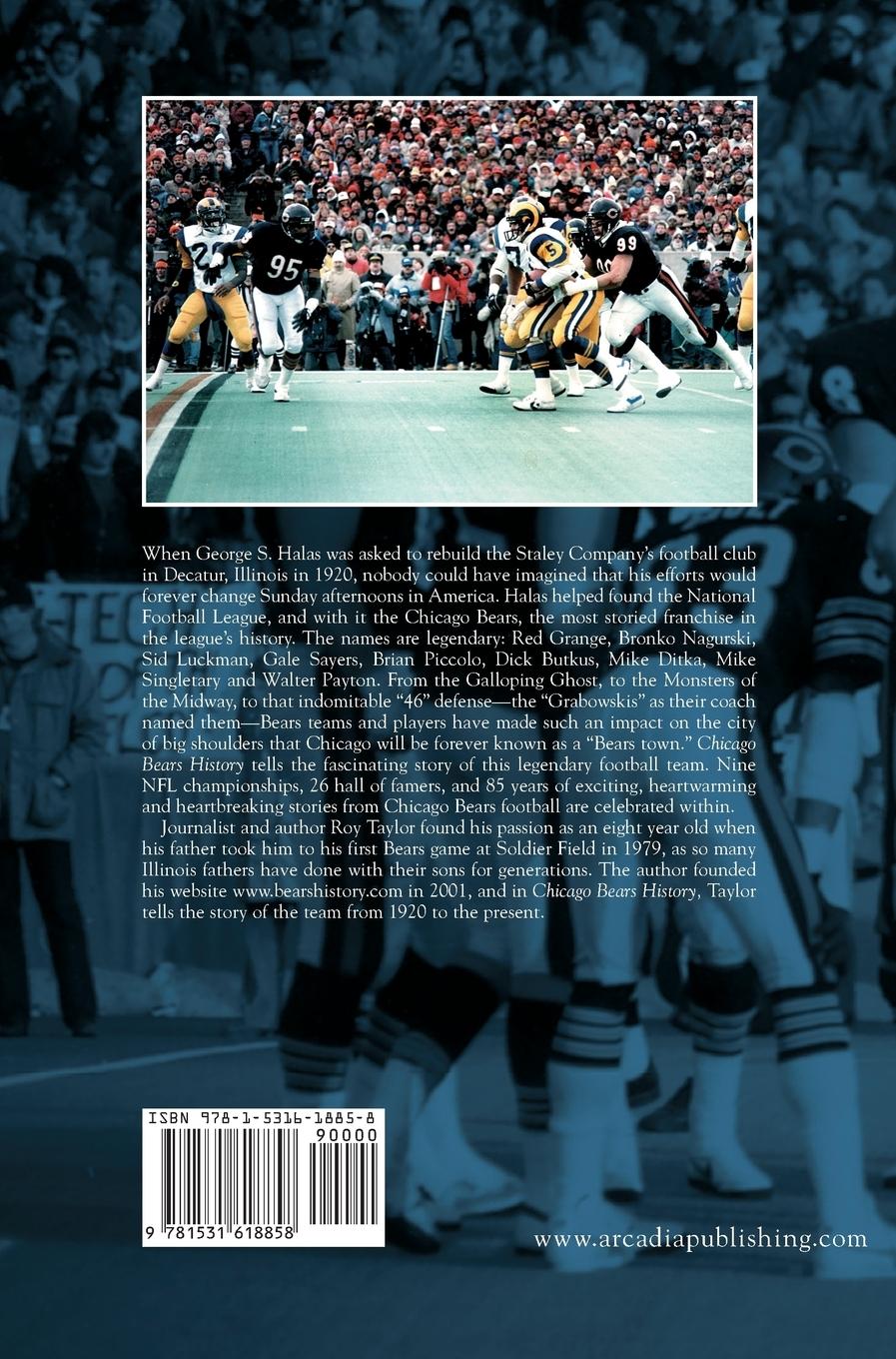 Rückseitencover Chicago Bears History