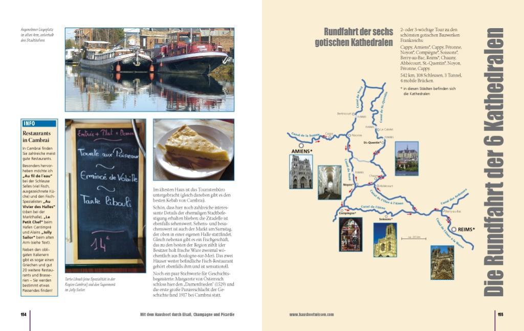 Beispielinhalt (Bild) Mit dem Hausboot durch Elsass, Champagne/Ardennen und Picardie
