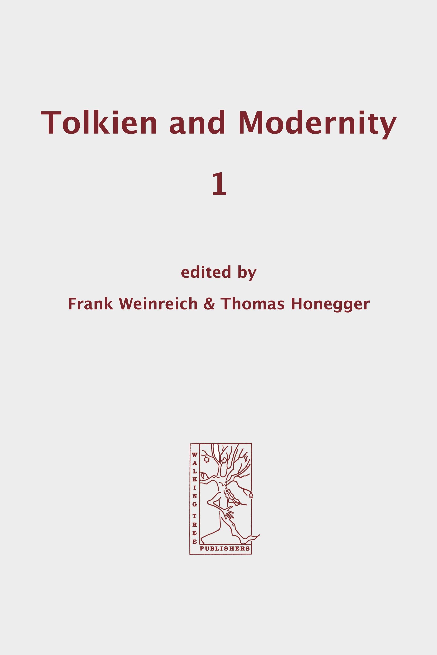 Vorderes Coverbild Tolkien and Modernity 1