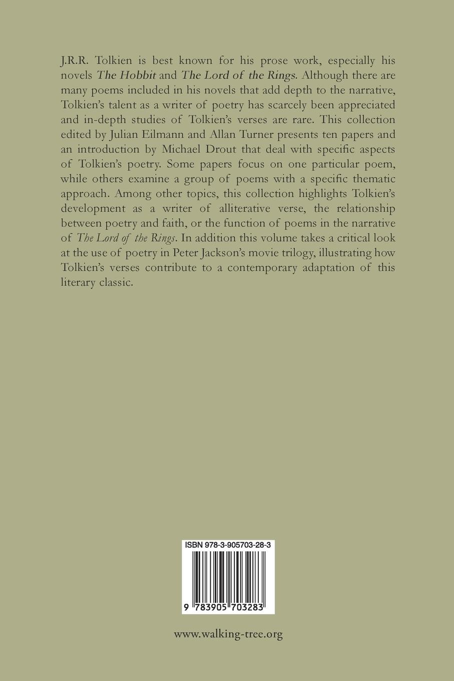 Rückseitencover Tolkien's Poetry