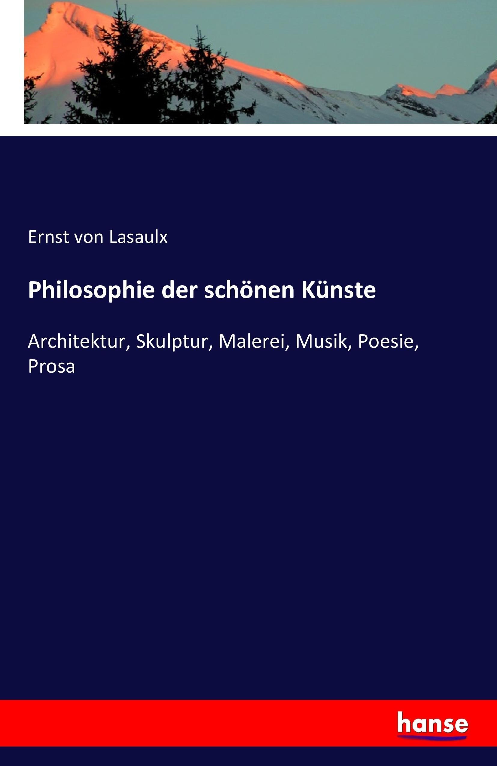 Vorderes Coverbild Philosophie der schönen Künste