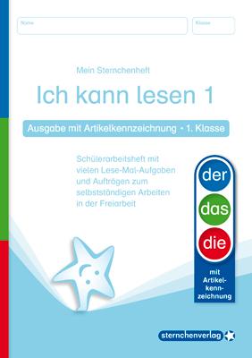 Vorderes Coverbild Ich kann lesen 1 - Ausgabe mit Artikelkennzeichnung - 1. Klasse