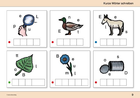 Beispielinhalt (Bild) Ich kann schreiben Teil 2 - Ausgabe mit Artikelkennzeichnung 1. Klasse