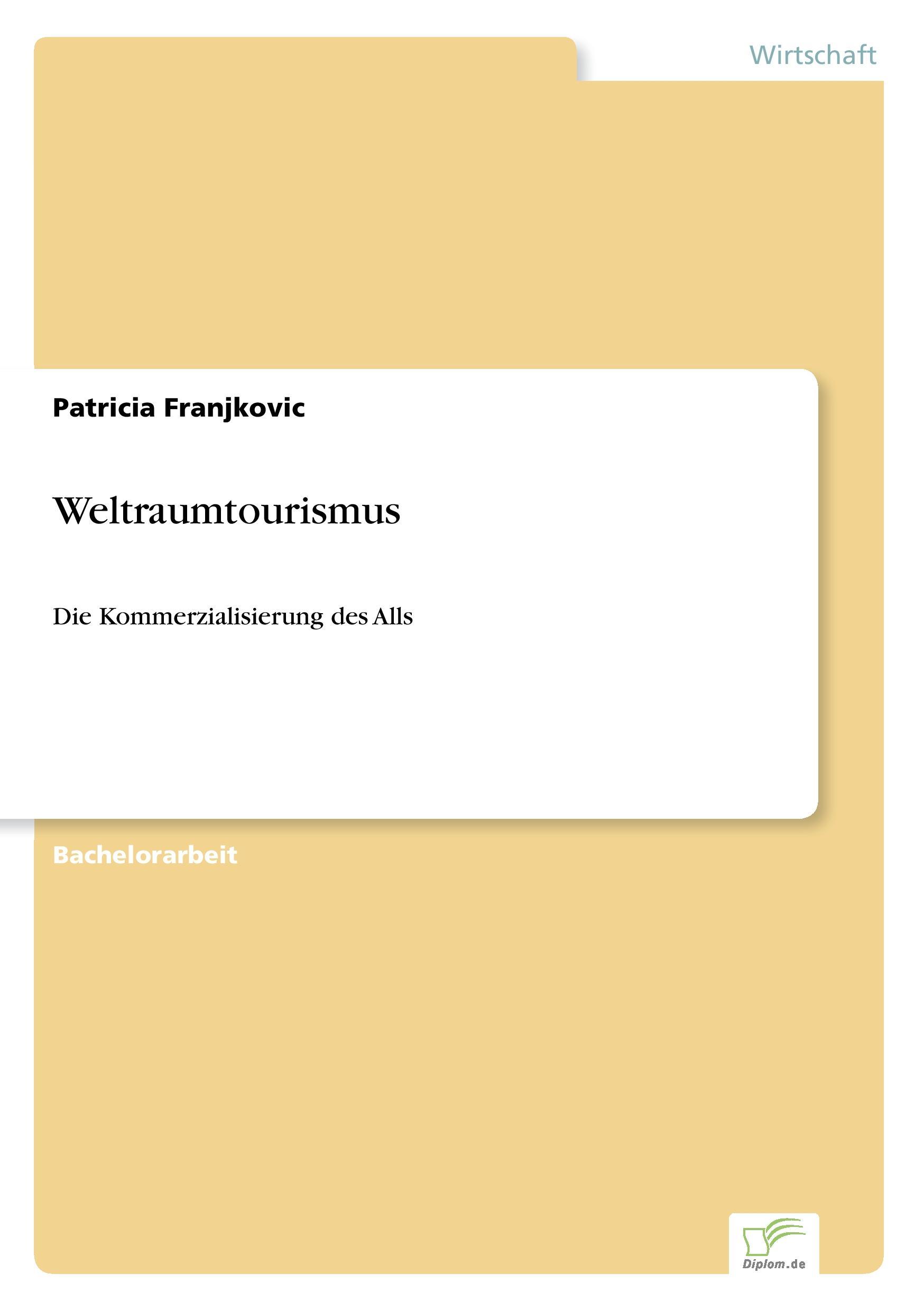 Vorderes Coverbild Weltraumtourismus