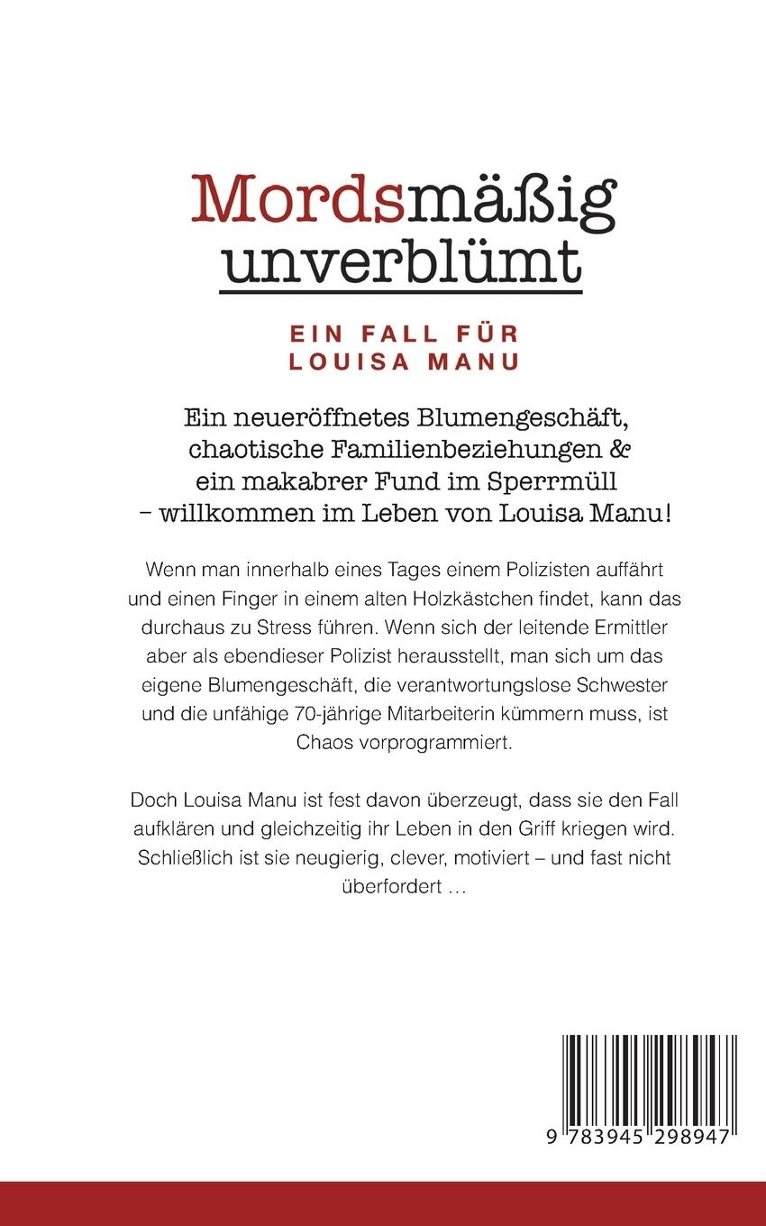Rückseitencover Mordsmäßig unverblümt