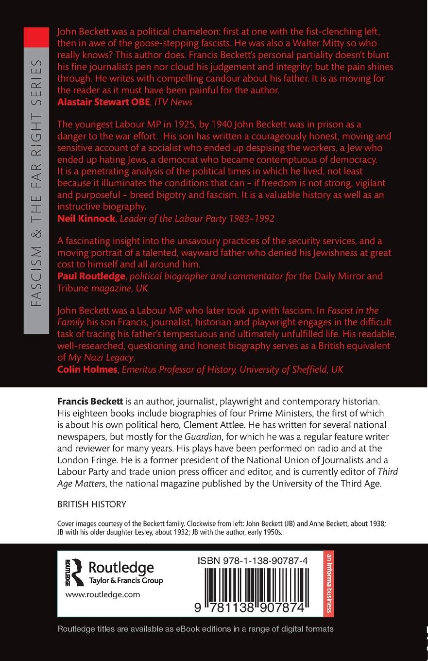 Rückseitencover Fascist in the Family