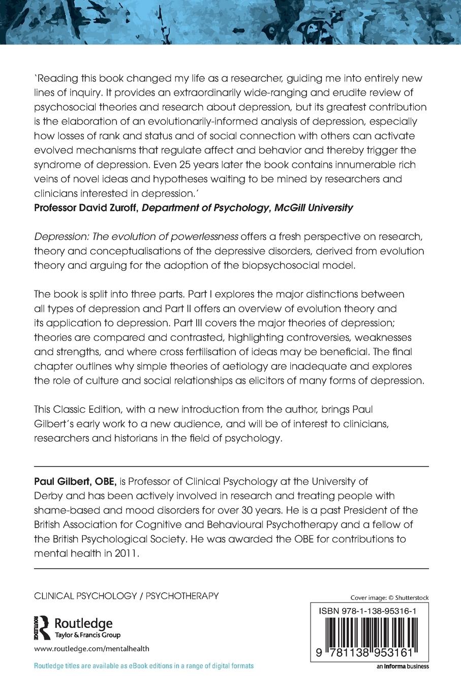 Rückseitencover Depression