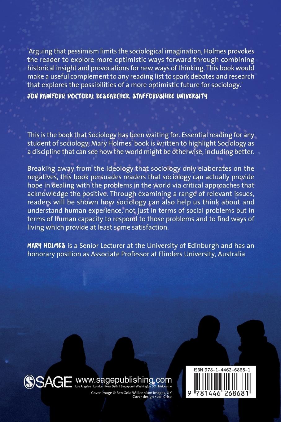 Rückseitencover Sociology for Optimists