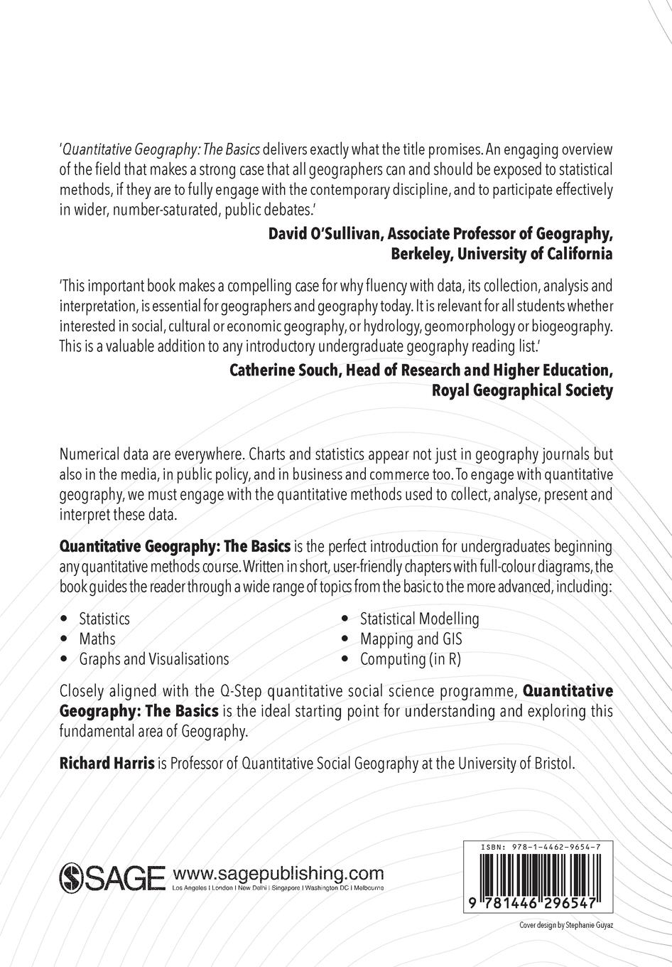 Rückseitencover Quantitative Geography