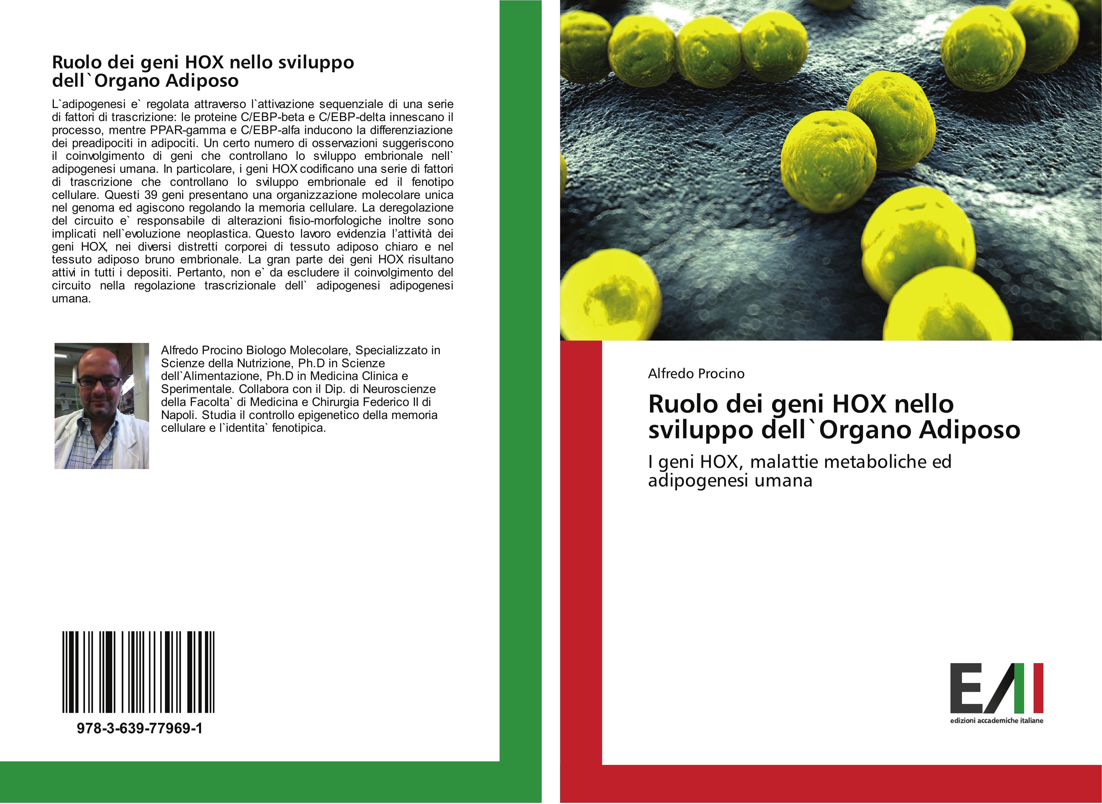Vorderes Coverbild Ruolo dei geni HOX nello sviluppo dell`Organo Adiposo
