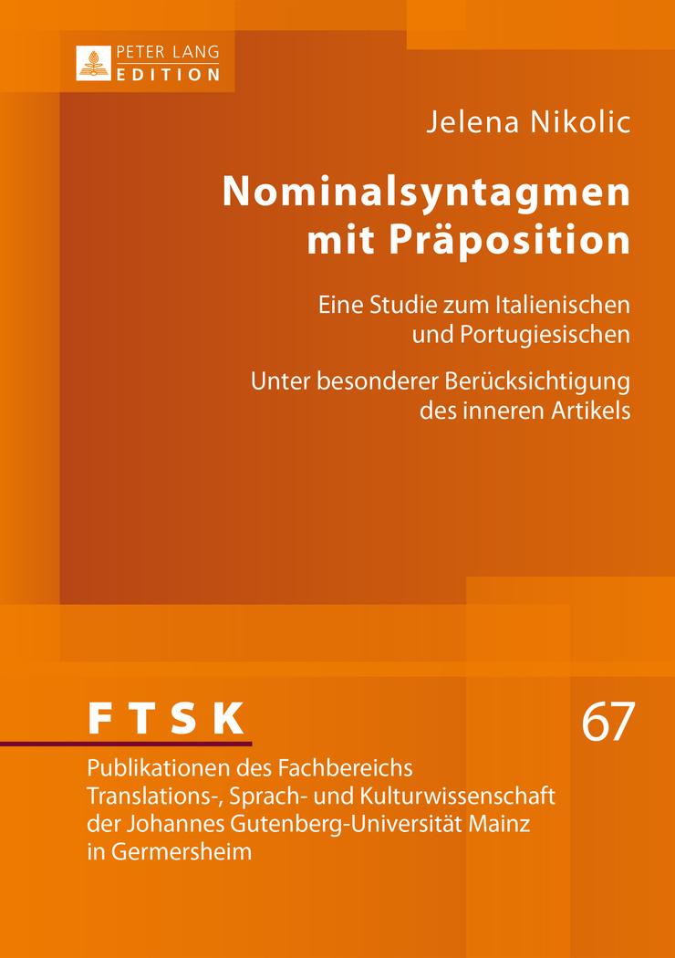 Vorderes Coverbild Nominalsyntagmen mit Präposition
