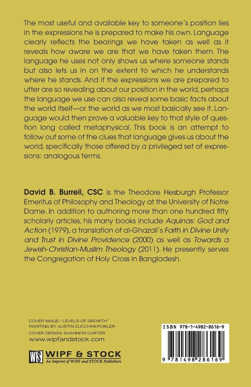 Rückseitencover Analogy and Philosophical Language