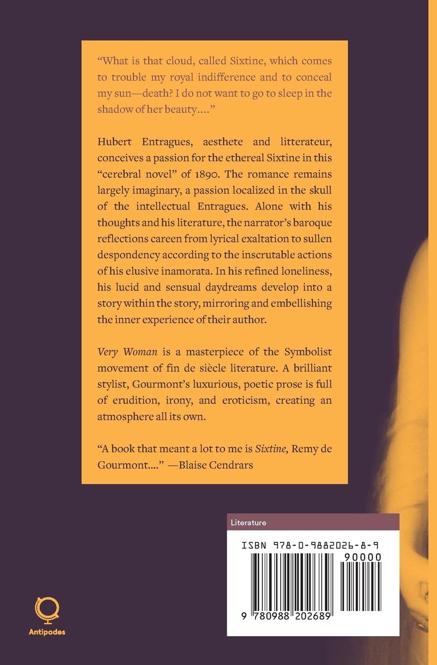 Rückseitencover Very Woman (Sixtine)