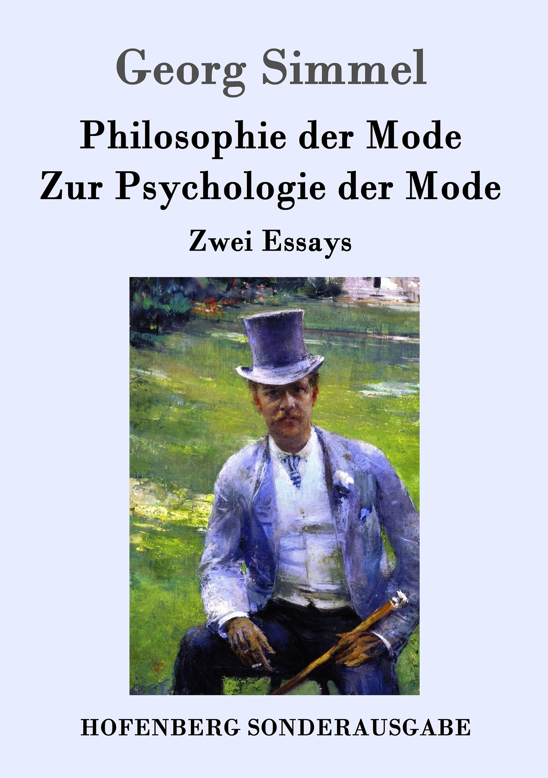 Vorderes Coverbild Philosophie der Mode / Zur Psychologie der Mode